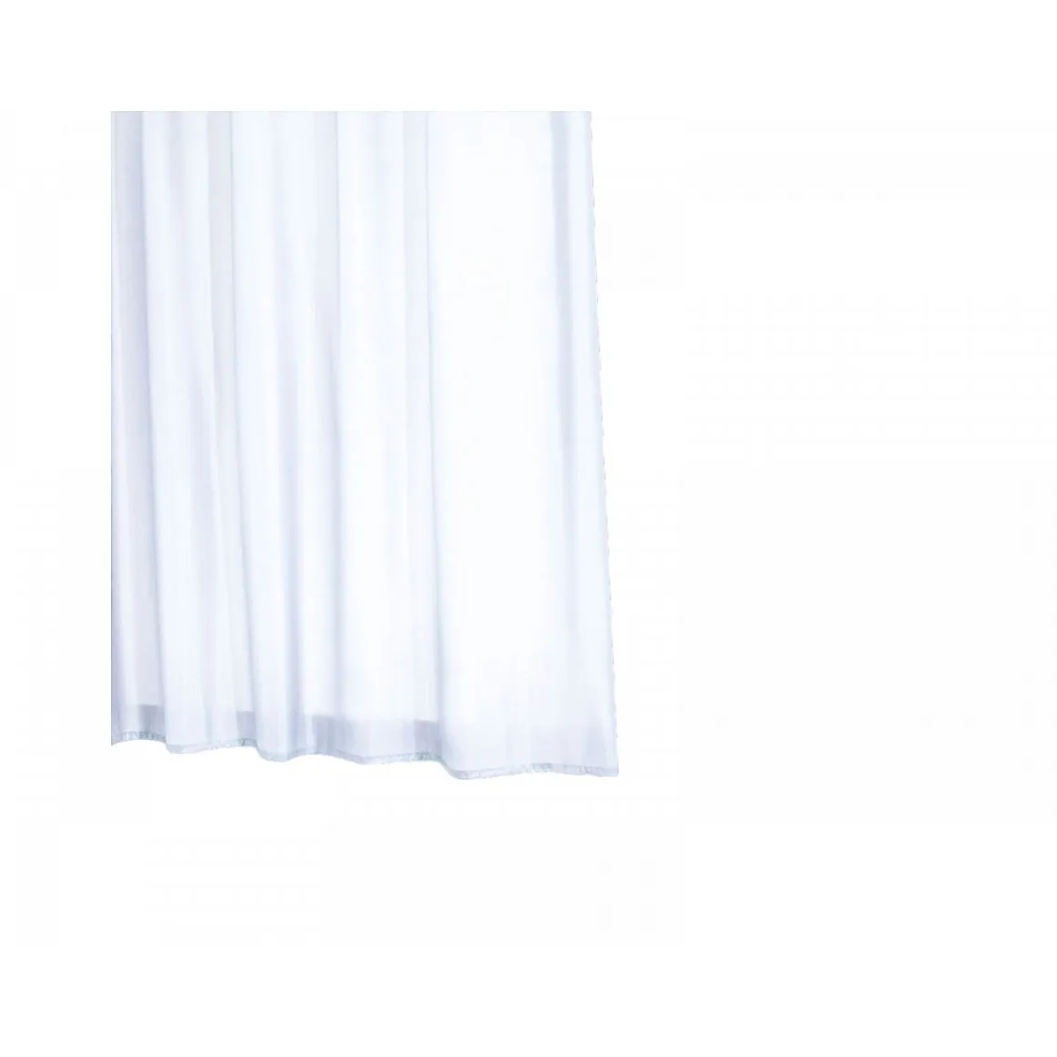 Valblue Duschvorhang Textil 180 x 200 cm weiß