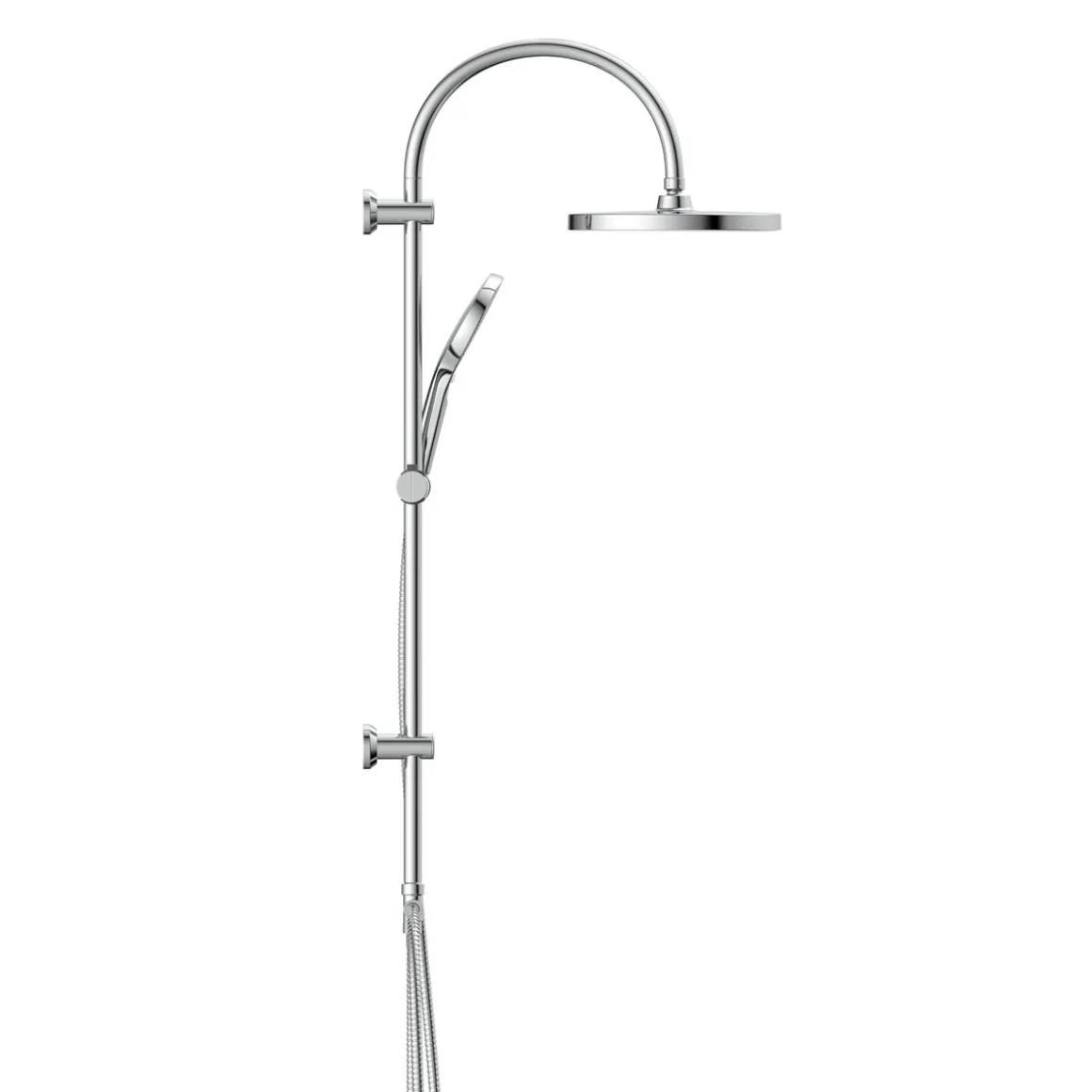 Valblue Ueberkopfbrause Set Ventura chrom