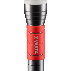 Varta LED-Taschenlampe Outdoor Sports mit Batterien rot