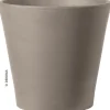 Vase Cono 21 cm mokka