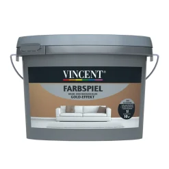 Vincent Wandfarbe Farbspiel Gold-Effekt 1 L
