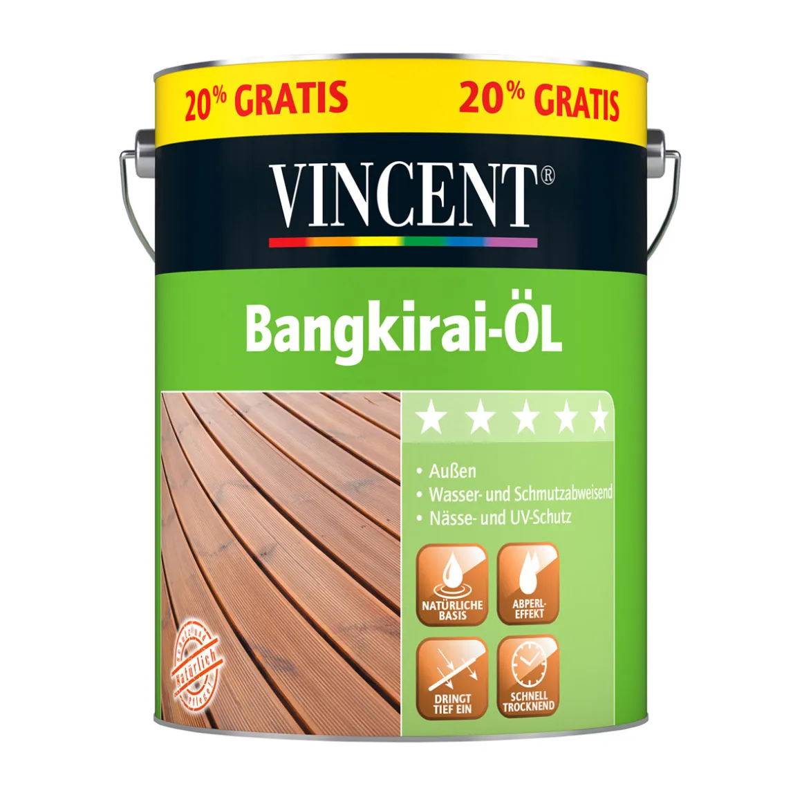 Vincent Bangkirai-Öl 3 L