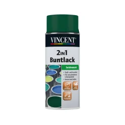 Vincent 2in1 Buntsprühlack moosgrün seidenmatt 400 ml