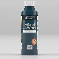 Vincent Voll- und Abtönfarbe taubenblau 0,5 L