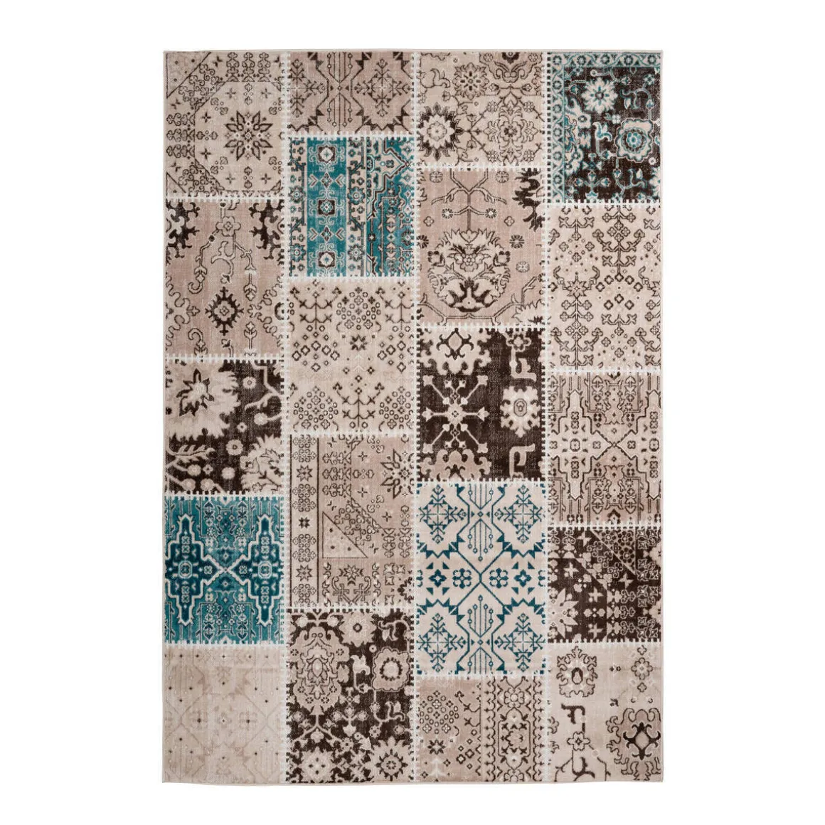 Vintage-Teppich „Ariya 425“, Taupe, 200x290 cm