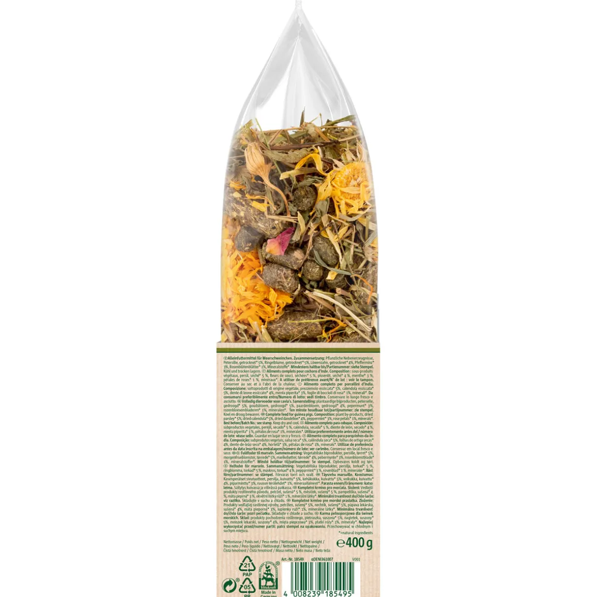 Vitakraft Verde NatureDinner Kräuter 400 g Meerschweinchen