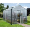 Vitavia Gewächshaus Zeus 10000 ESG 10m² 10 mm Hohlkammerplatte schwarz
