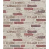 Vliestapete Stein 10,05 x 0,53 m rot