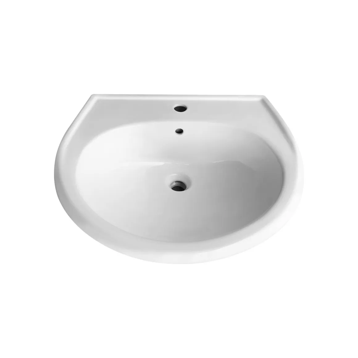 Waschbecken 60 cm weiß