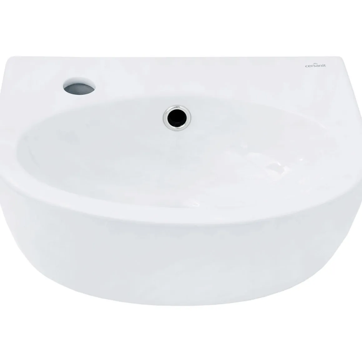 Waschbecken Montego 40 cm Hahnloch links