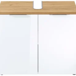 Waschbecken-Unterschrank 70 x 58 x 34 cm Navarra-Eiche-Nachbildung