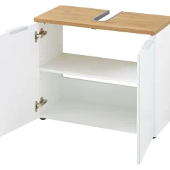 Waschbecken-Unterschrank 70 x 58 x 34 cm Navarra-Eiche-Nachbildung