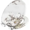 WC-Sitz Brown Flower