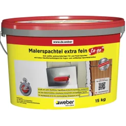 Weber Malerspachtel extra fein to go 15 kg