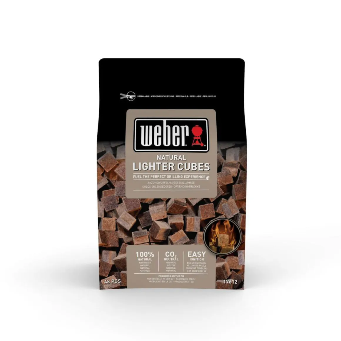 Weber Anzündwürfel braun ökologisch 48 Stk.