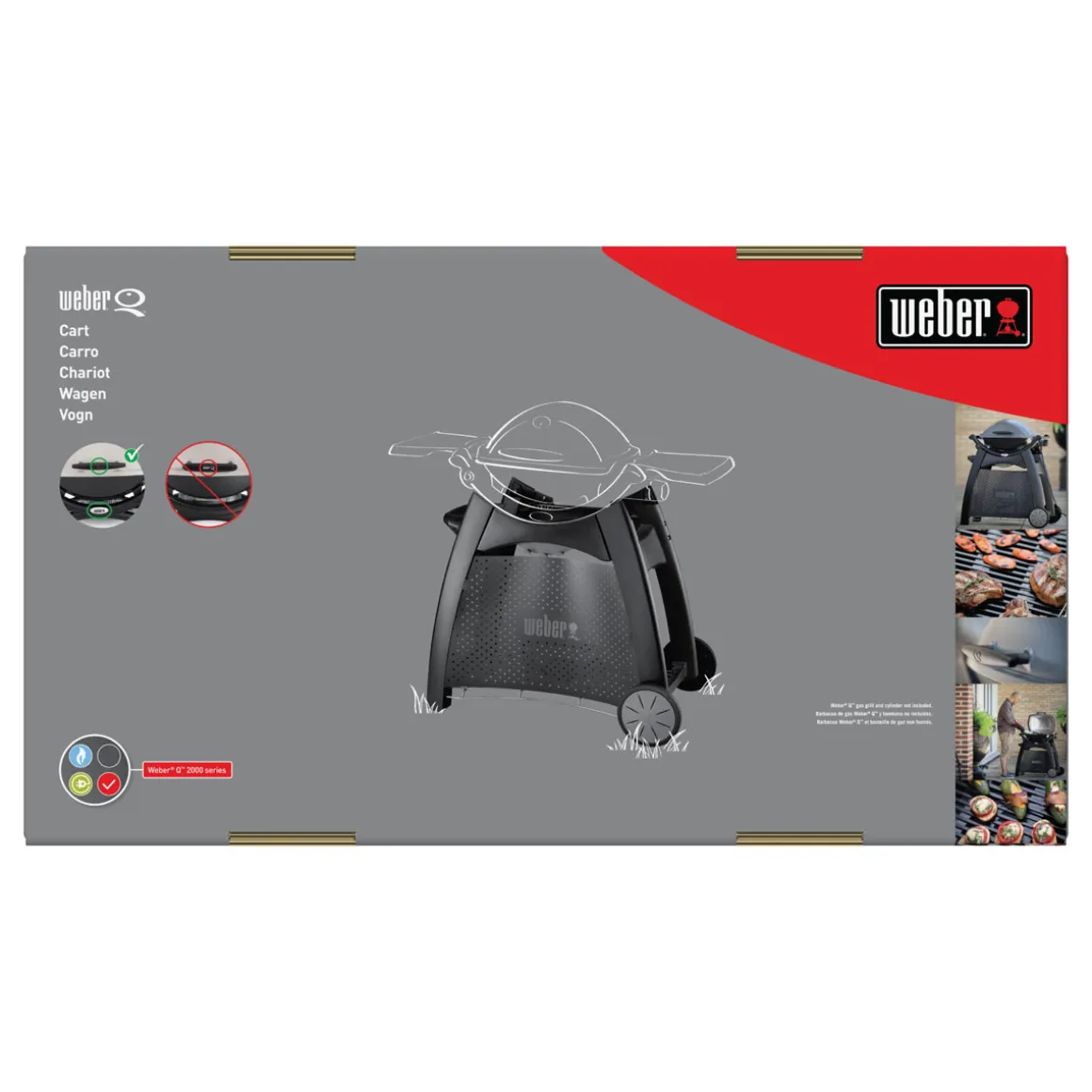 Weber Rollwagen Premium für Q 2000-Serie