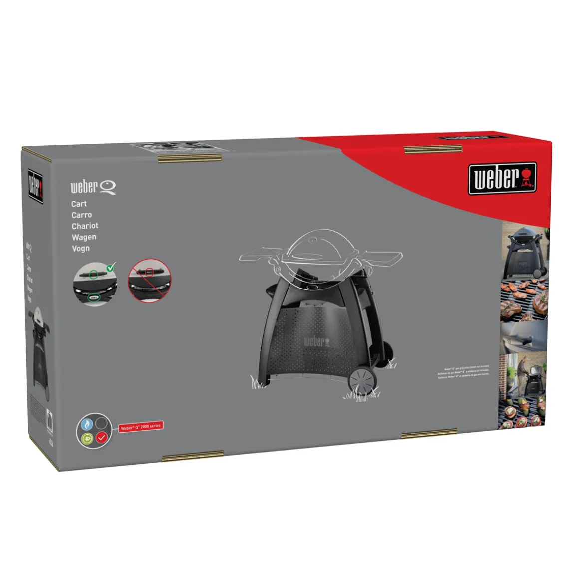 Weber Rollwagen Premium für Q 2000-Serie