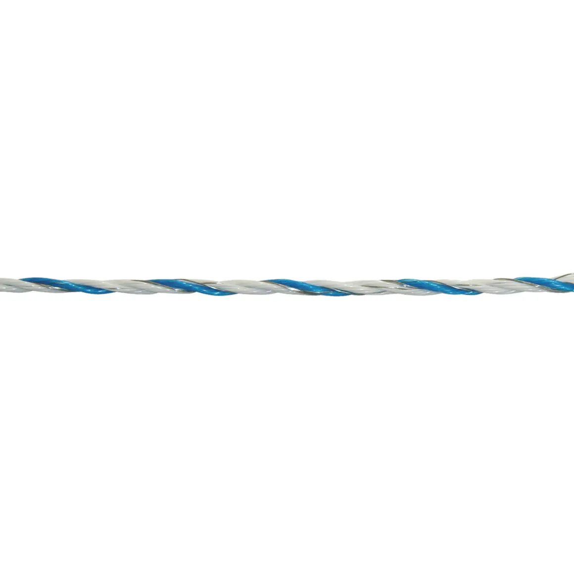 Weidezaunlitze TopLine Plus 400 m weiß-blau 400 Stück