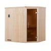 Weka Elementsauna Halmstad Größe 2 Sparset 7,5 kW Bio S Glastuer und Fenster