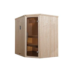 Weka Elementsauna Varberg Größe 1 Sparset 7,5 kW OS Glastuer und Fenster