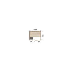 Weka Premium Massivholz-Elementsauna Kemi Größe 5 Sparset 7,5 kW OS
