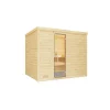 Weka Premium Massivholz-Sauna Bergen Größe 3 Sparset 7,5 kW OS