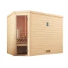 Weka Premium Massivholz-Sauna Turku Größe 3 Sparset 7,5 kW OS Massivholztuer