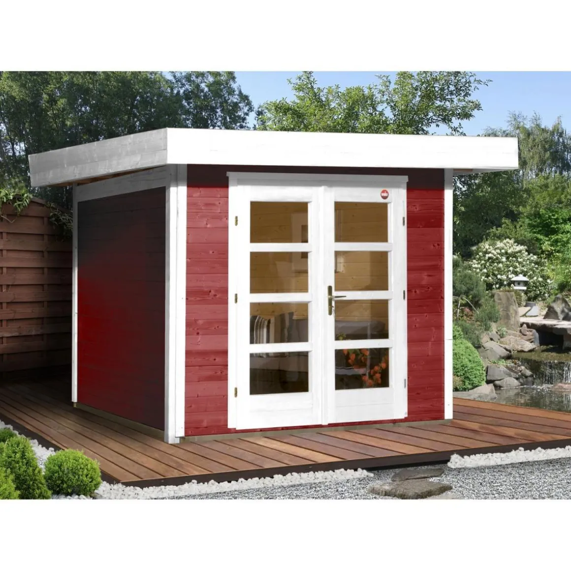 Weka Designhaus 126 Größe 3 schwedenrot