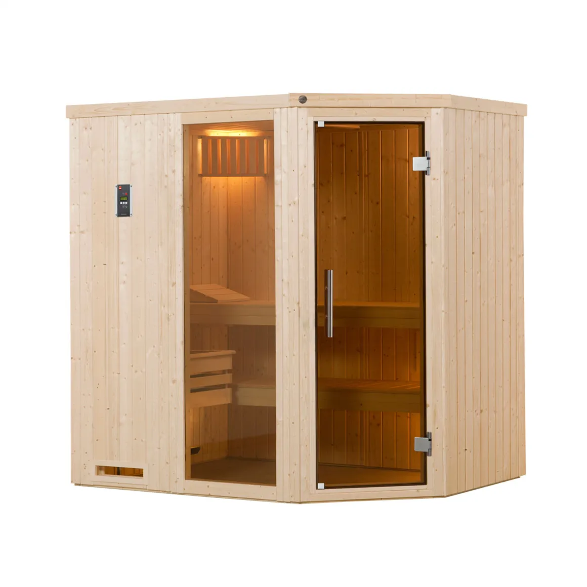 Weka Elementecksauna „Varberg 1“ GTF