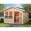 Weka Gartenhaus 139 380 x 410 x 262 cm