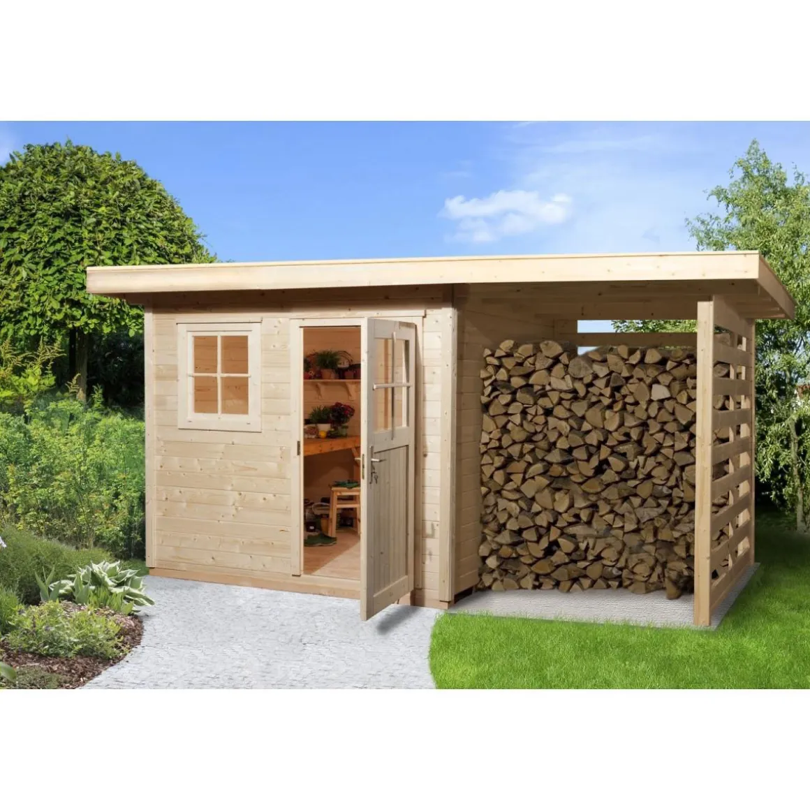 Weka Gartenhaus 170 A Größe 1