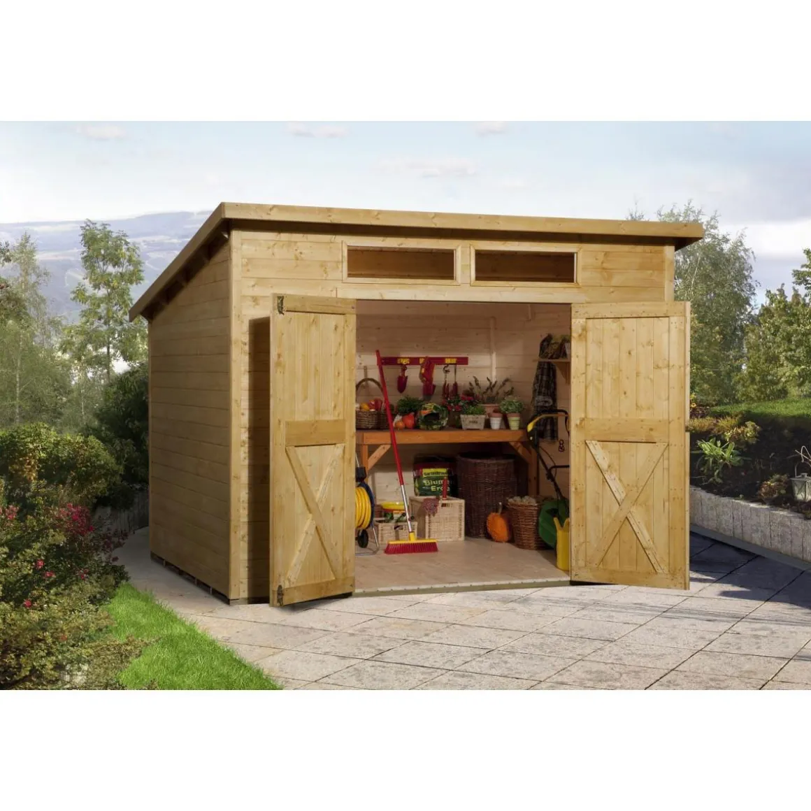 Weka Gartenhaus 325 A Größe 1 lasiert