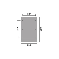 Weka Satteldachcarport 611