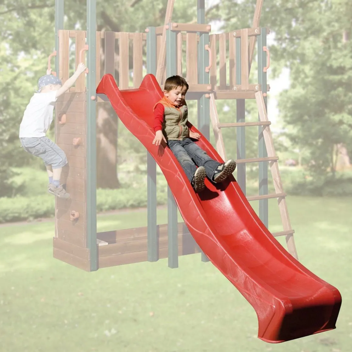 Weka Wellenwasserrutsche Tabaluga rot ca 290 cm