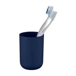 Wenko Bad-Accessoire-Set Brasil Dunkelblau 4-teilig bruchsicher