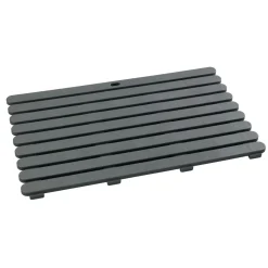 Wenko Badematte Indoor und Outdoor Grau 50 x 80 cm