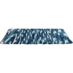 Wenko Badteppich Urdu Blau 60 x 90 cm Mit Melagne-Effekt