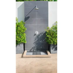 Wenko Duschmatte Indoor und Outdoor Grau 55 x 55 cm