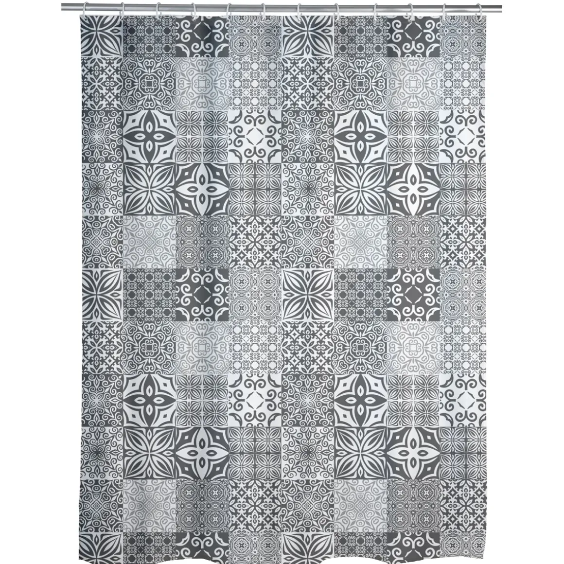 Wenko Duschvorhang Portugal Textil Polyester 180 x 200 cm waschbar