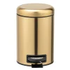 Wenko Kosmetik Treteimer Leman Gold matt 3 L Edelstahl