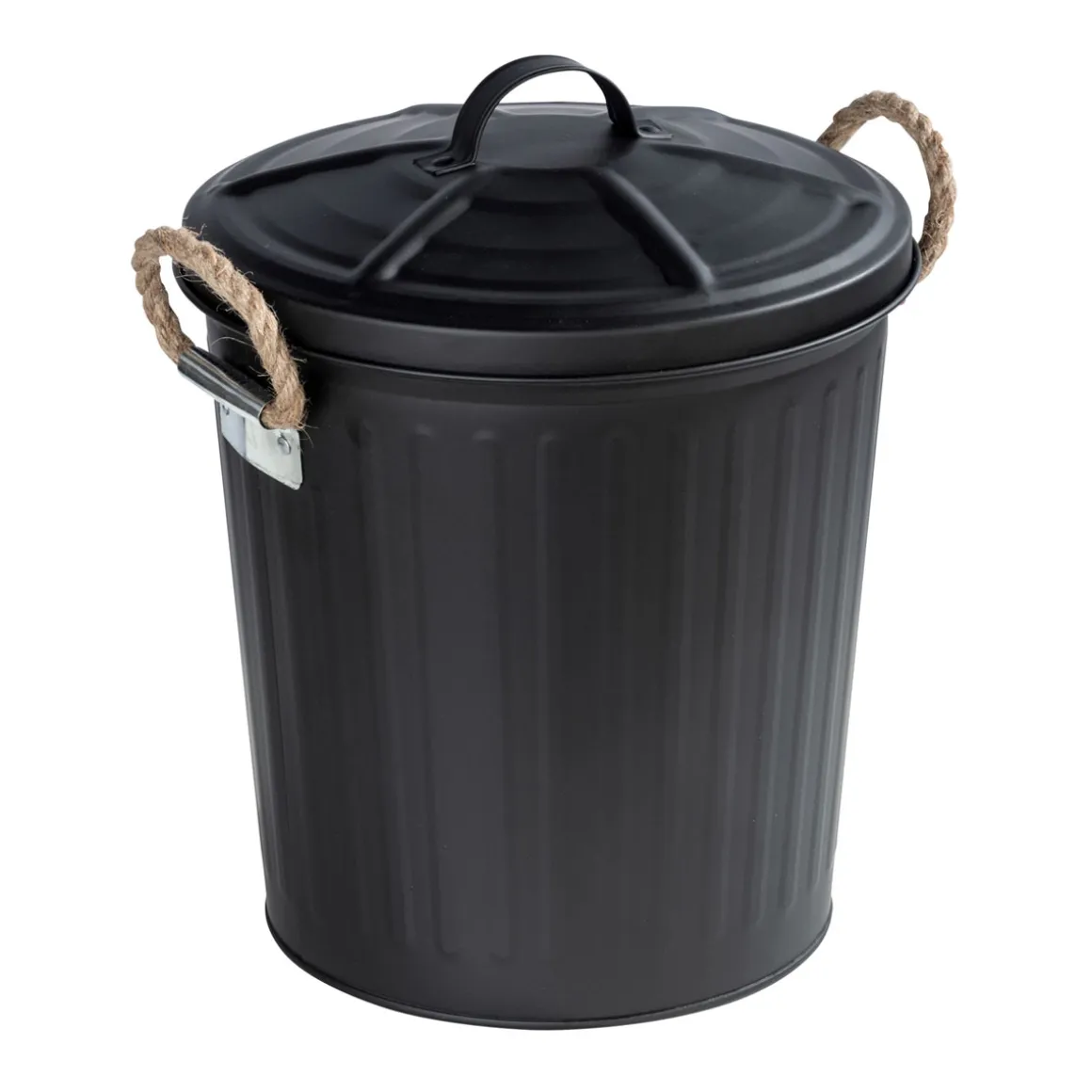 Wenko Kosmetikeimer Gara Schwarz matt 6 L