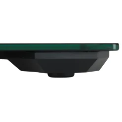 Wenko Personenwaage LCD Schwarz digitale Körperwaage mit LCD-Display
