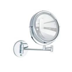 Wenko Power-Loc LED Wandspiegel Lumi 5-fach Vergrößerung Befestigen ohne bohren
