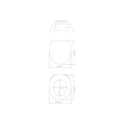 Wenko Premium WC-Sitz Korfu bis 300 kg belastbar Thermoplast weiß mit Absenkautomatik