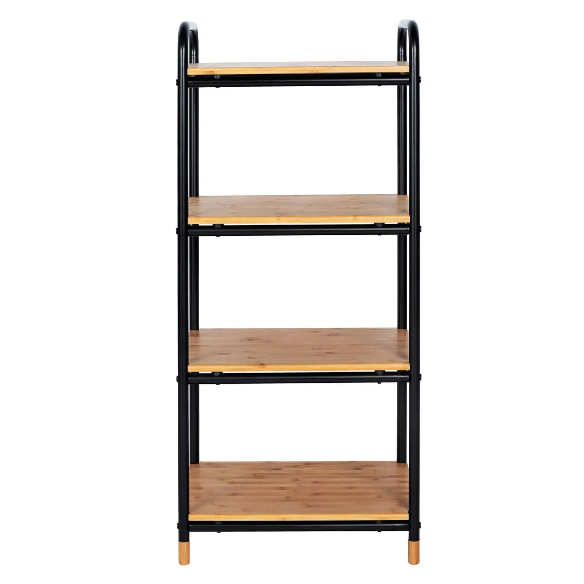 Wenko Regal Loft aus Bambus mit 4 Etagen Badezimmerregal Wohnregal