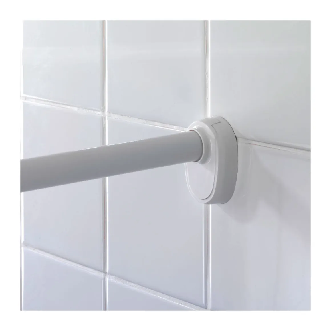 Wenko Rundduschstange Chrom 80 x 80 / 90 x 90 cm