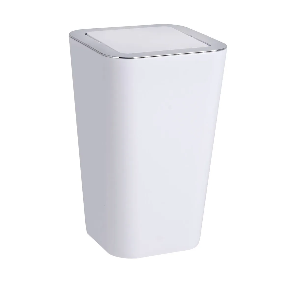 Wenko Schwingdeckeleimer Candy White 2er Set je 6 L