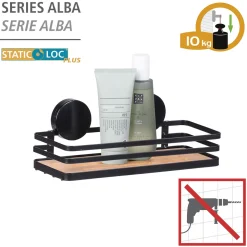 Wenko Static-Loc Wandablage Alba Badezimmerablage