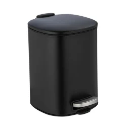 Wenko Treteimer Alassio Schwarz 5 L Easy-Close Absenkautomtik