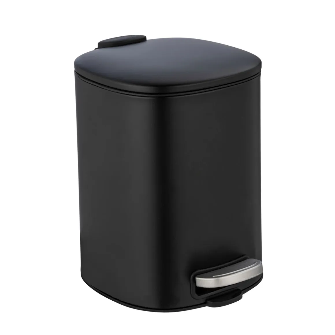 Wenko Treteimer Alassio Schwarz 5 L Easy-Close Absenkautomtik
